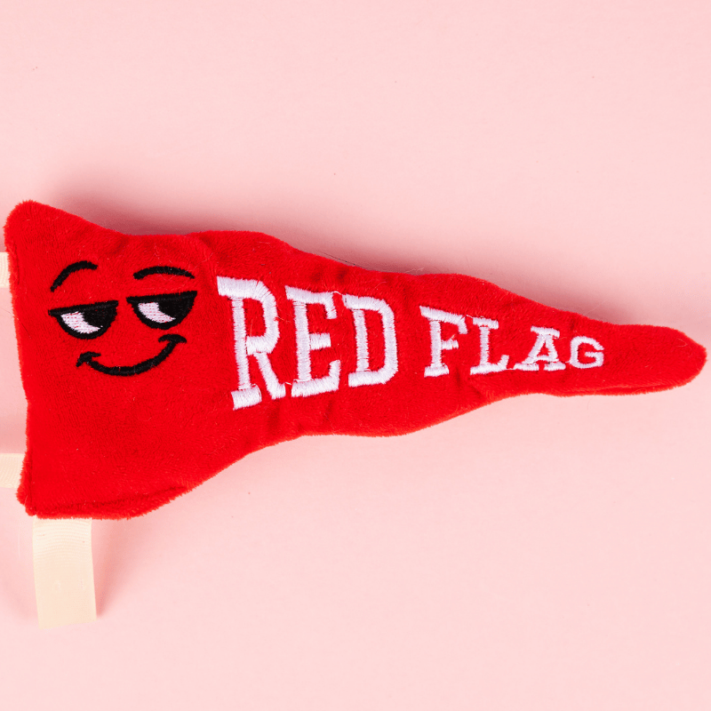 Big Red Flag Catnip Toy