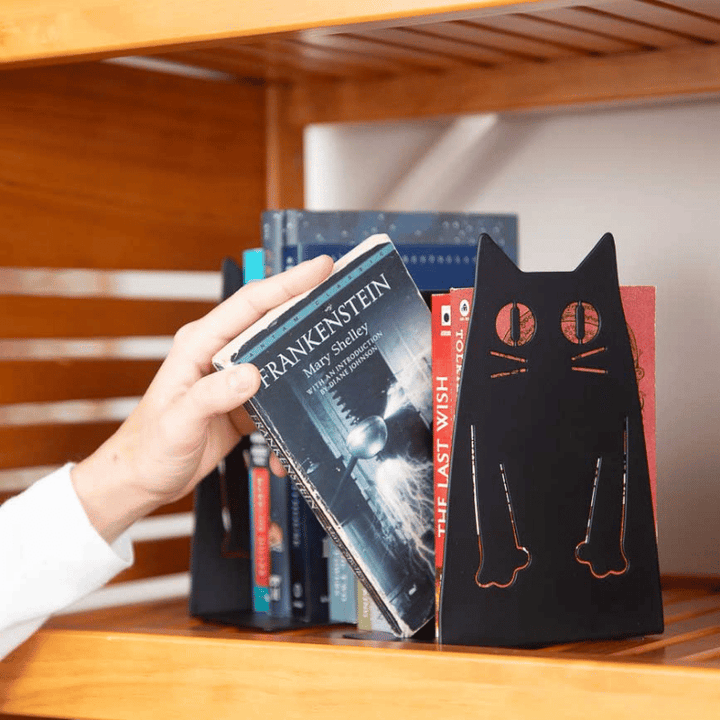Black Cat Bookends