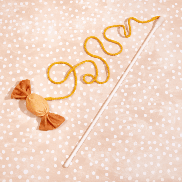 Caramel Candy Catnip Wand