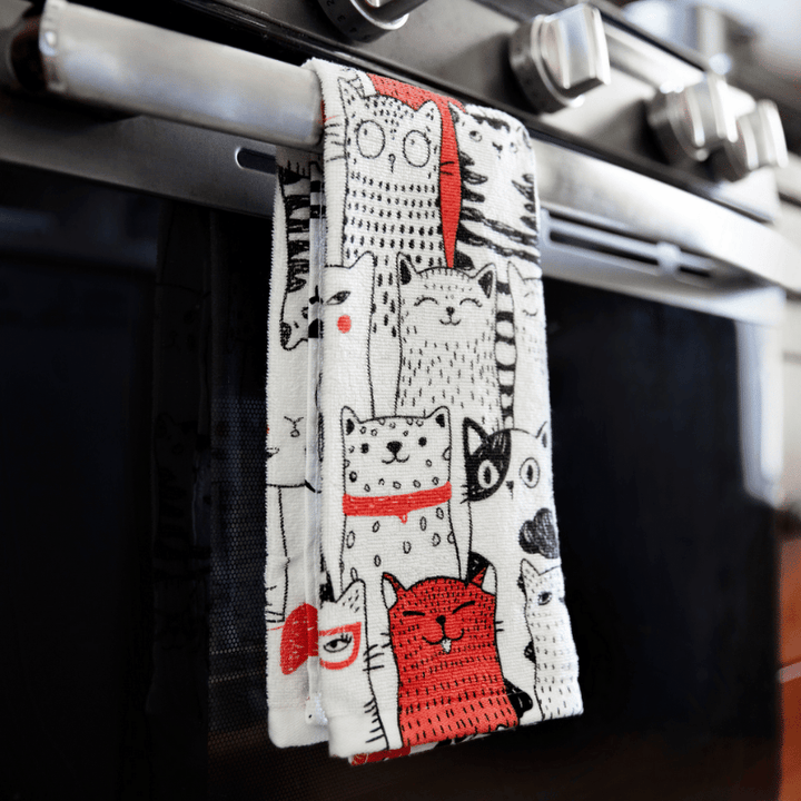 Cat Craze Dish Towel