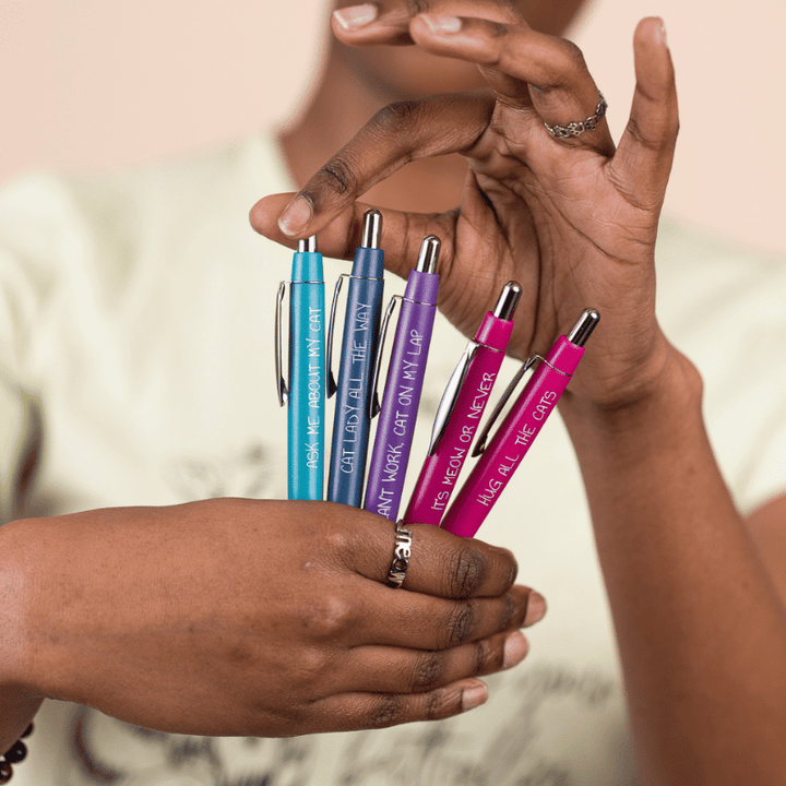 Cat Lady Pen Set
