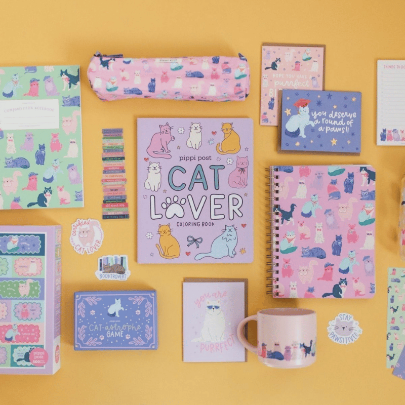 Cat Lover Coloring Book