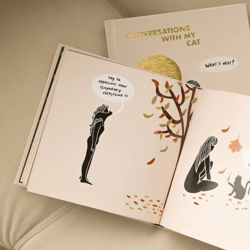 Conversations with My Cat - Illustrated Book