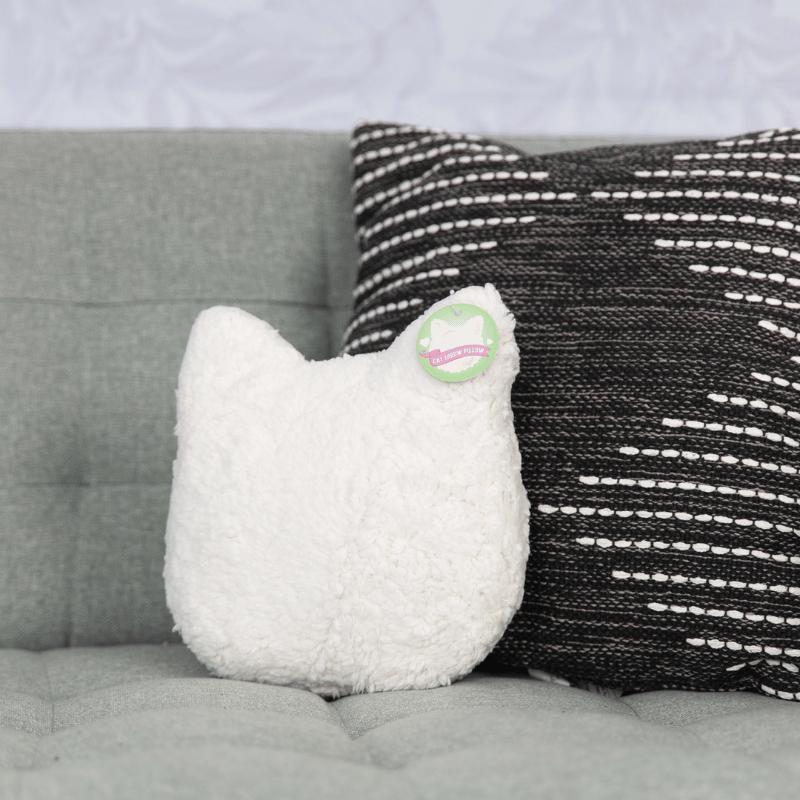 Cuddly Cat Throw Pillow