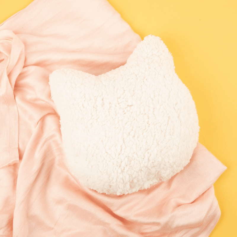 Cuddly Cat Throw Pillow