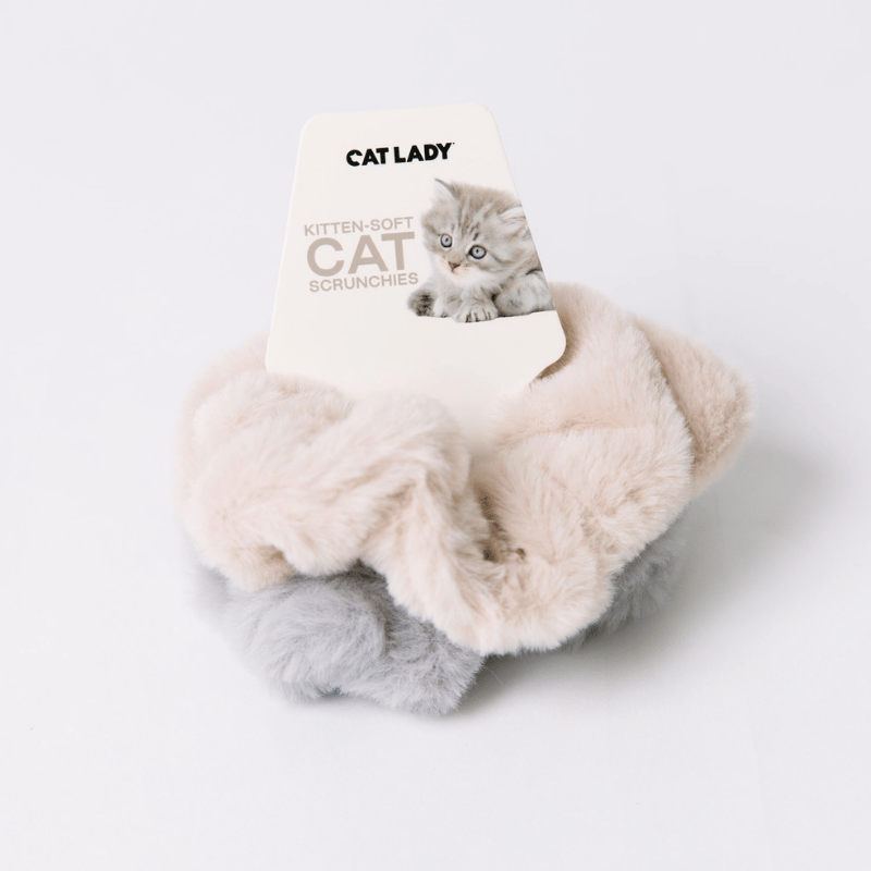 Kitten-Soft Cat Scrunchies