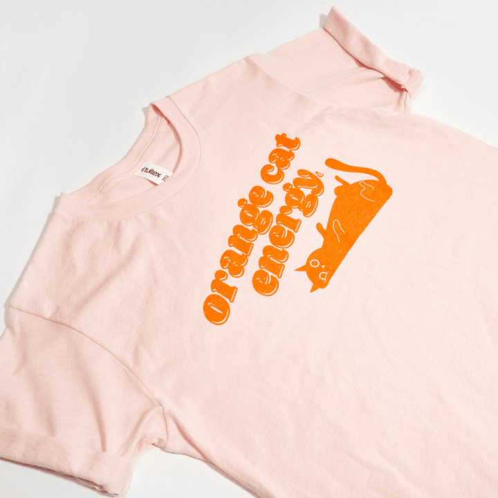 Orange Cat Energy Tee