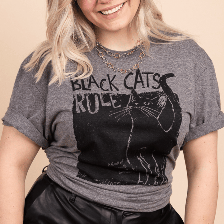 Black Cats Rule Tee