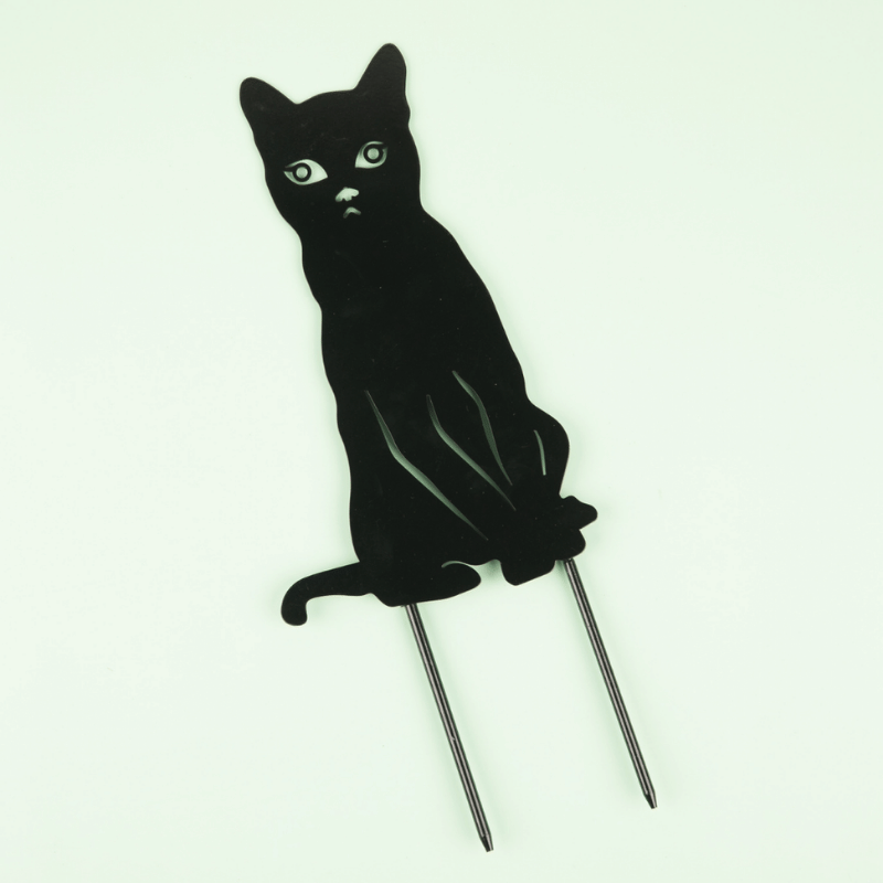 Black Cat Garden Stake