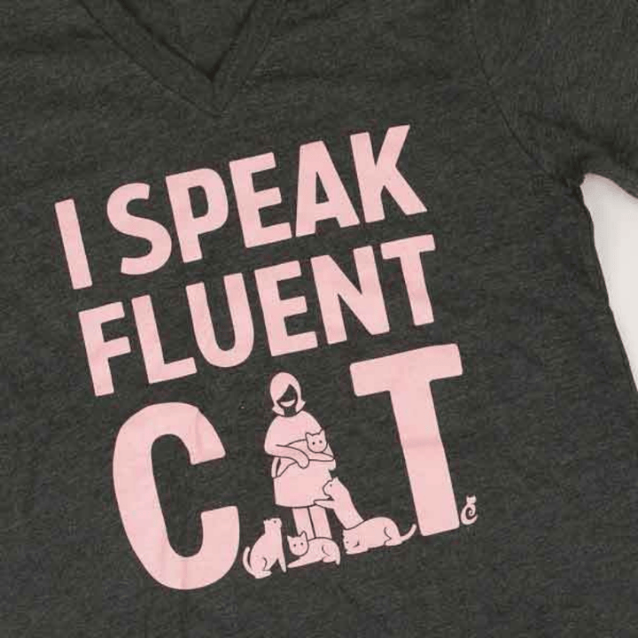 “I Speak Fluent Cat” Shirt
