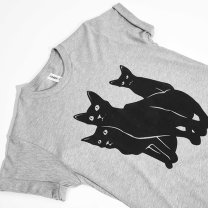 Black Cat Trio Tee