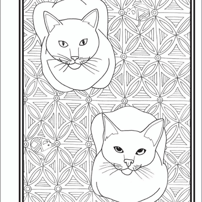 Butts, Bleps, and Beans Cat Coloring Book