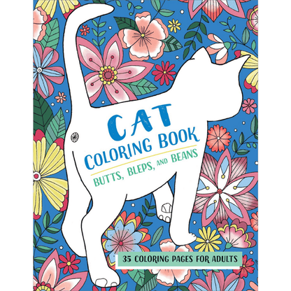 Butts, Bleps, and Beans Cat Coloring Book
