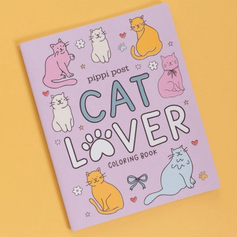 Cat Lover Coloring Book