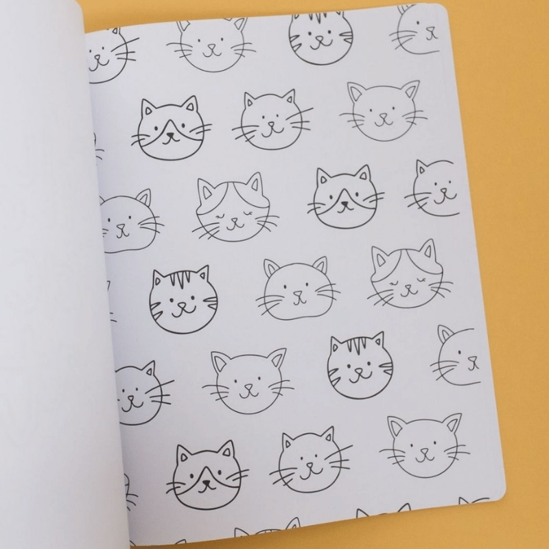 Cat Lover Coloring Book