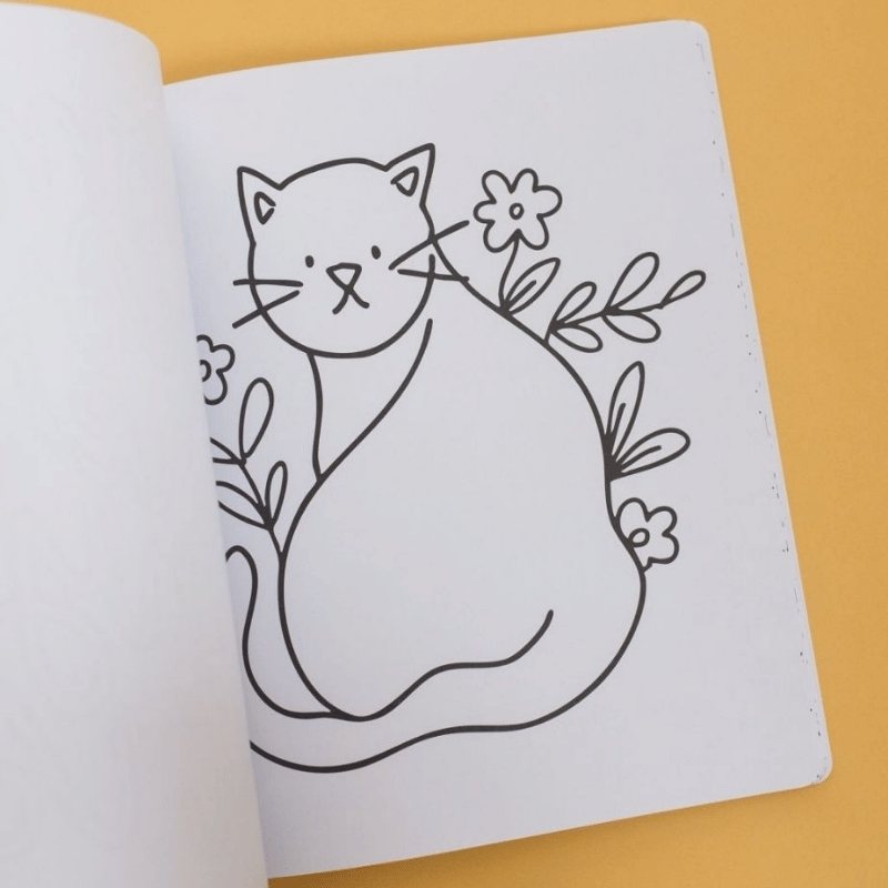 Cat Lover Coloring Book
