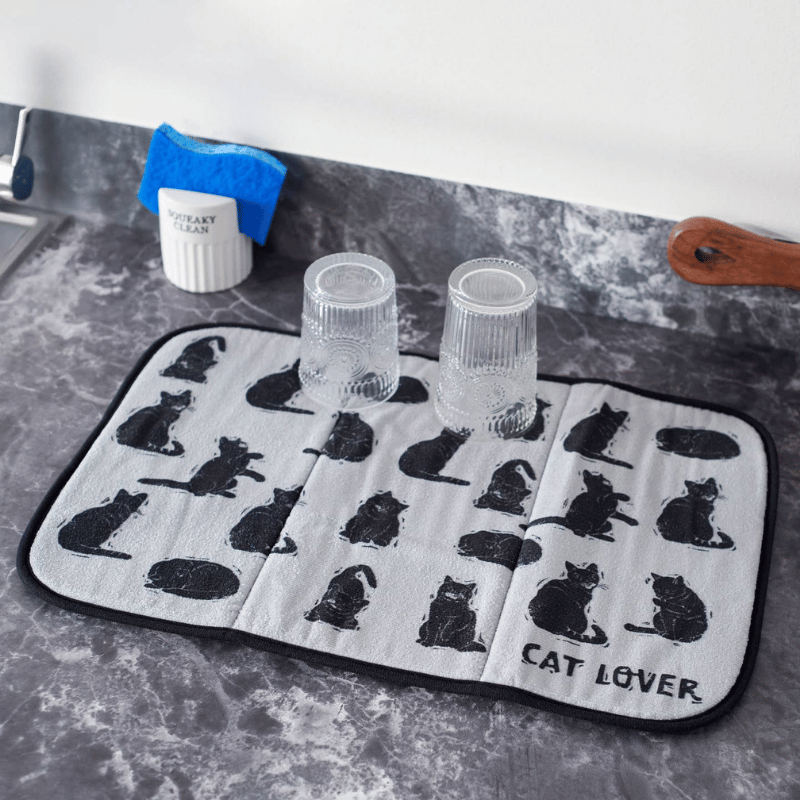 Cat Lover Drying Mat