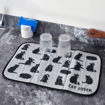 Cat Lover Drying Mat