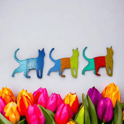 Cat Metal Magnets