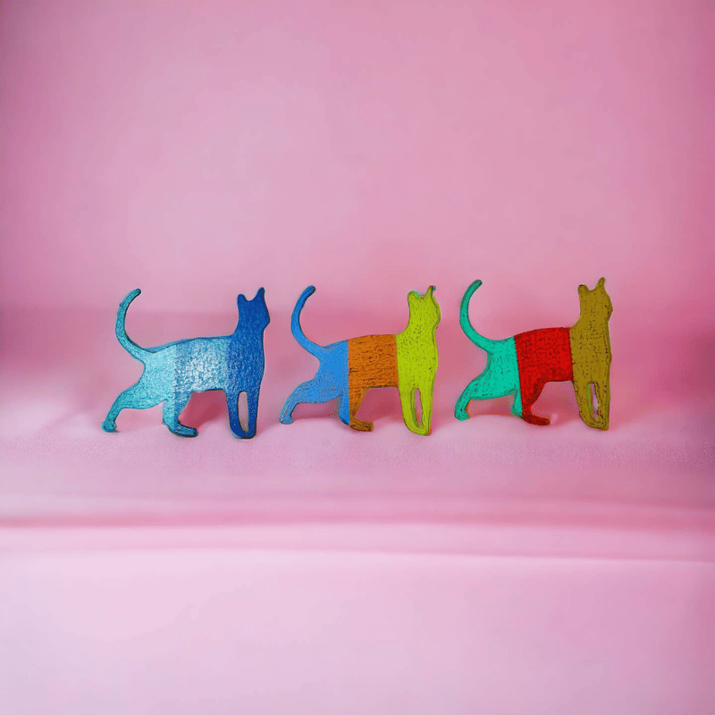 Cat Metal Magnets