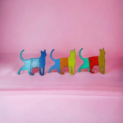 Cat Metal Magnets