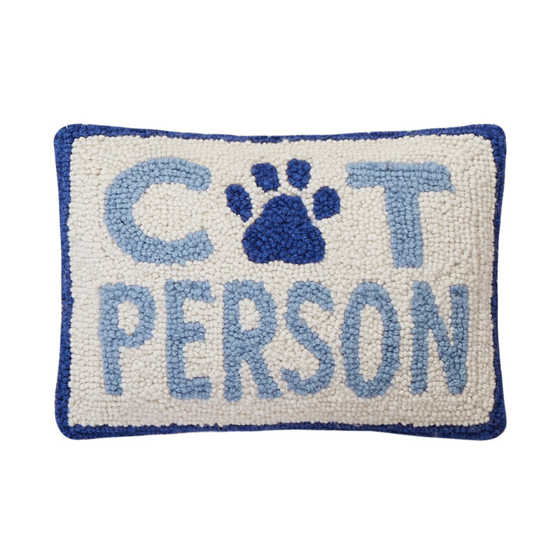 Cat Person Hook Pillow