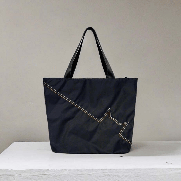 Cat Stitch Shoulder Tote