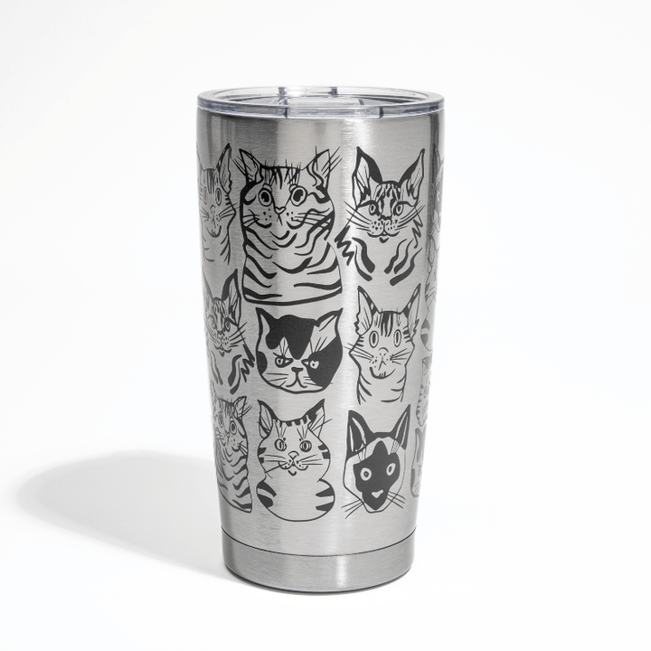 Cat Collage Tumbler