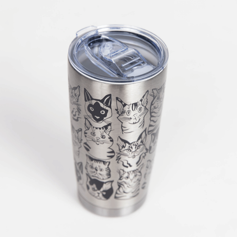 Cat Collage Tumbler