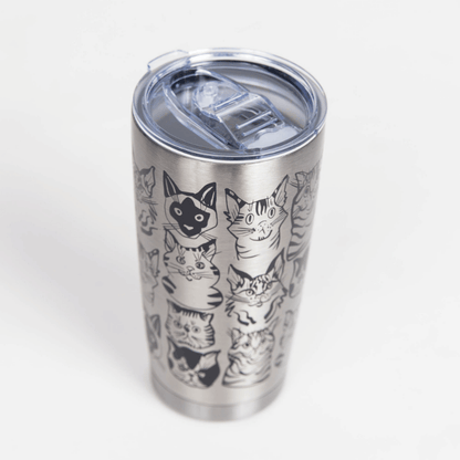 Cat Collage Tumbler