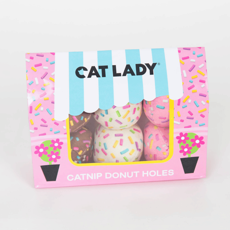 1/2 DOZEN CATNIP DONUT HOLES