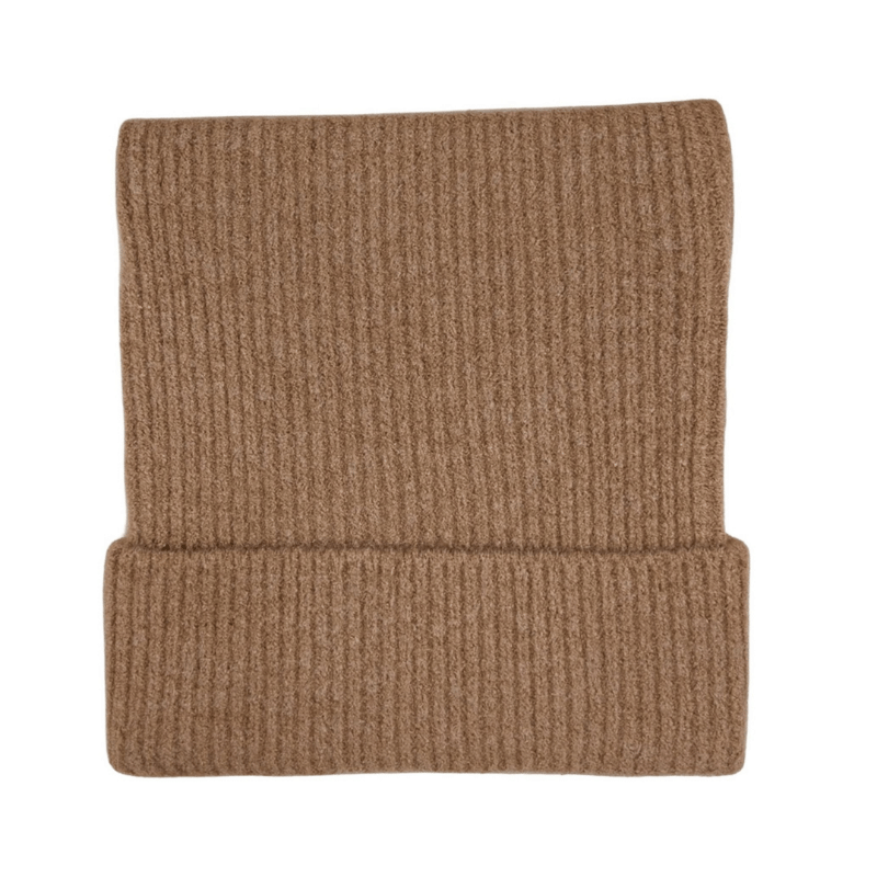 Catrovert Cat Ear Square Ribbed Knit Beanie