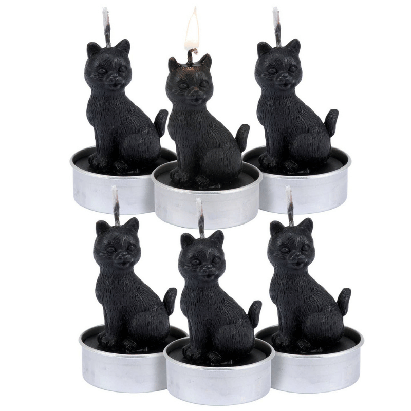Cats Tealight Candle Set