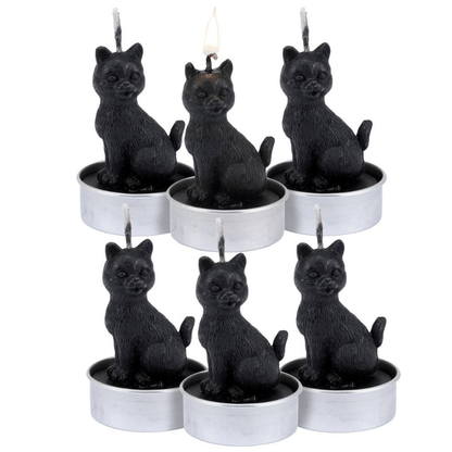 Cats Tealight Candle Set