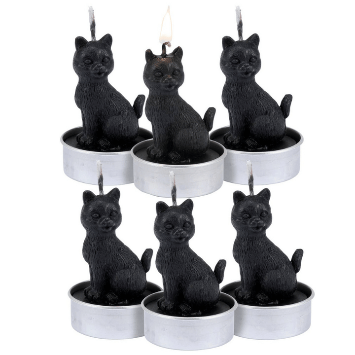 Cats Tealight Candle Set