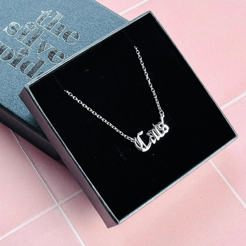 Cats Word Necklace