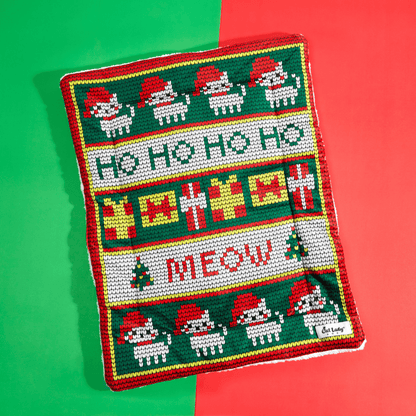 Christmas Cat Mat