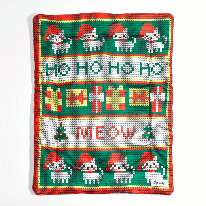 Christmas Cat Mat