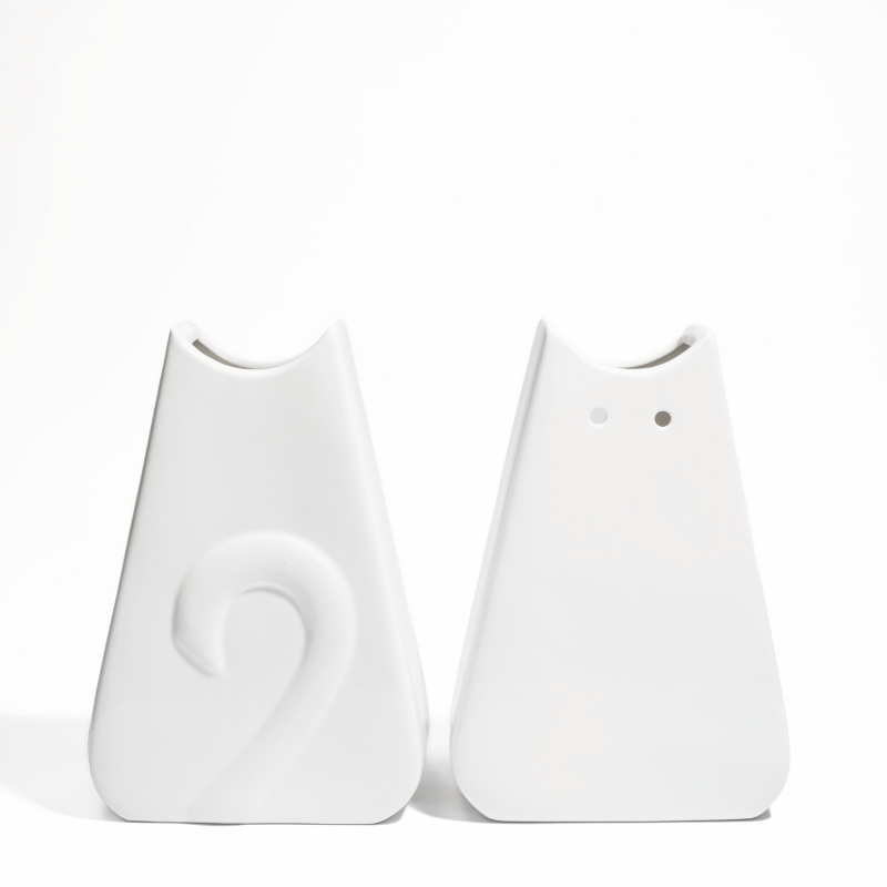 Flat Cat Vase