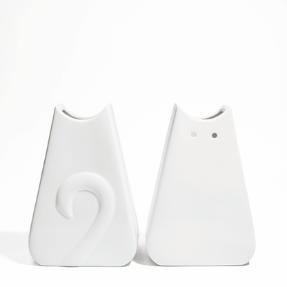 Flat Cat Vase