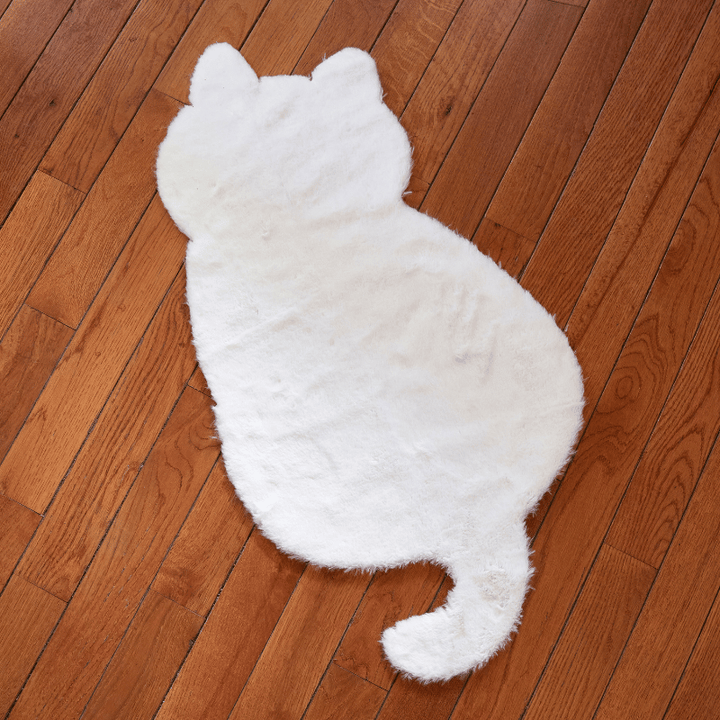 Fluffy Cat Accent Rug