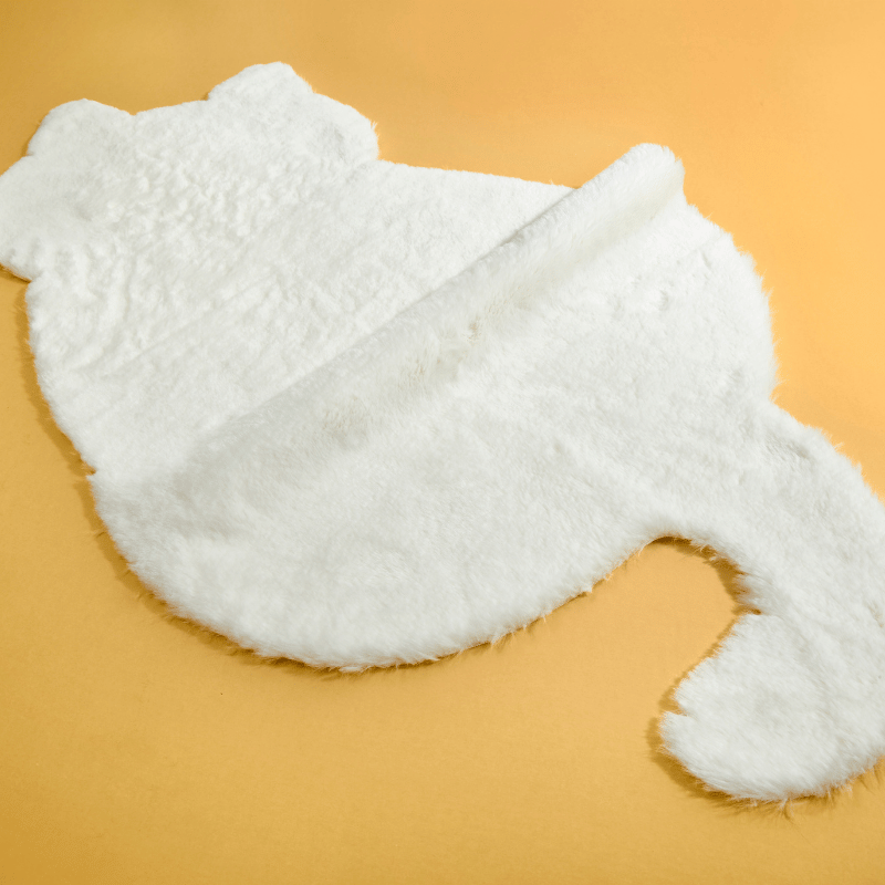 Fluffy Cat Accent Rug