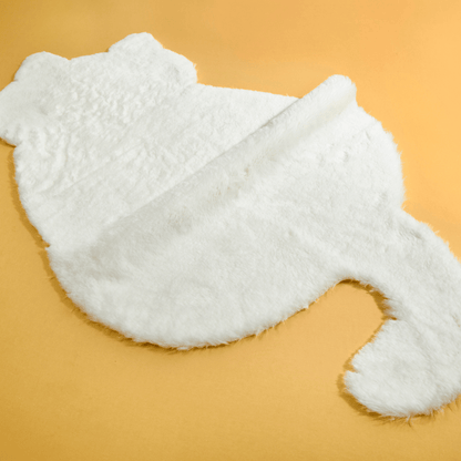 Fluffy Cat Accent Rug