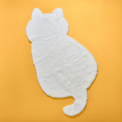 Fluffy Cat Accent Rug