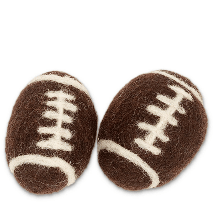 Add-On: Football Wool Cat Toy - Pack of 2