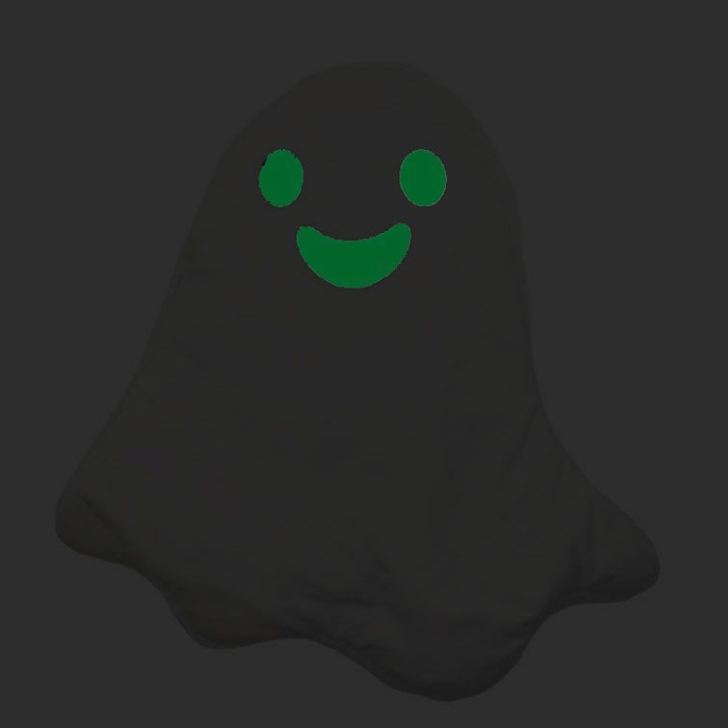 Glow in the Dark Ghostie Cat Mat