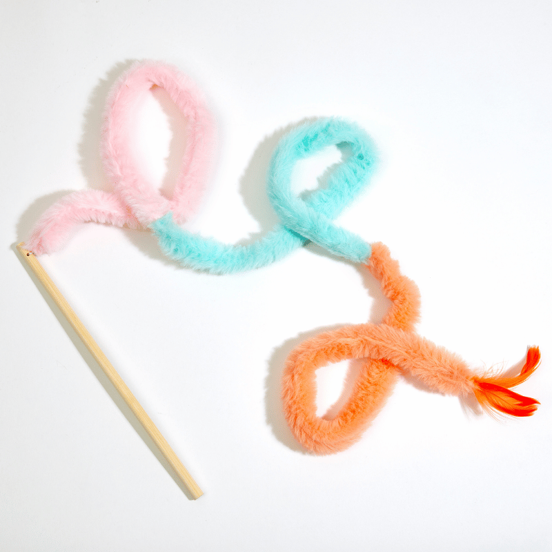 Glamour Puss Feather Boa Wand Toy