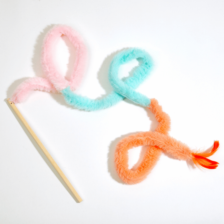 Glamour Puss Feather Boa Wand Toy