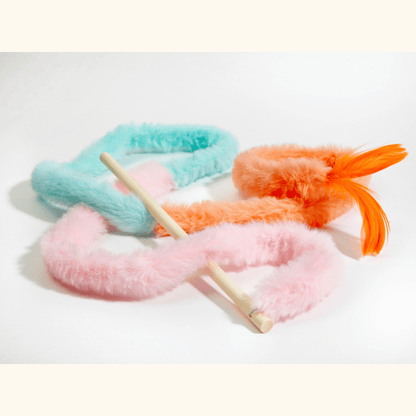 Glamour Puss Feather Boa Wand Toy