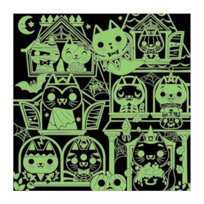 Haunted House Cats 300 Piece Glow in the Dark Puzzle